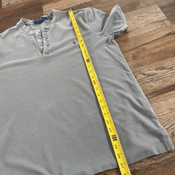 Polo Ralph Lauren grey featherweight mesh top M - Picture 8 of 10